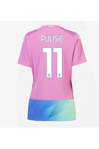 AC Milan Christian Pulisic #11 Jalkapallovaatteet Naisten Kolmaspaita 2023-24 Lyhythihainen